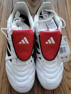 Adidas Copa Gloro II FG Men's Soccer Shoe Athletic White Cleats SZ 12
